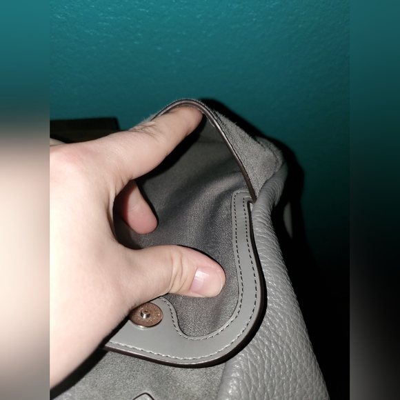 Coach suede leather Pennie Shoulder Bag in excellent gently used condition - Picture 7 of 7